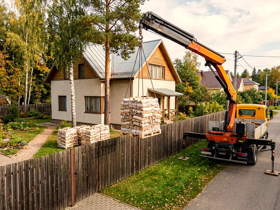 Круговая поленница holzhausen, Мытищи, переулок Озёрная, 15Б